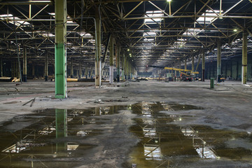 repair of an abandoned factory