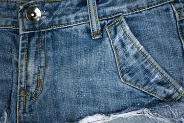 Worn old jean and texture