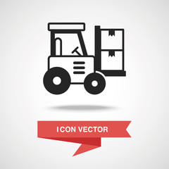 logistics truck icon