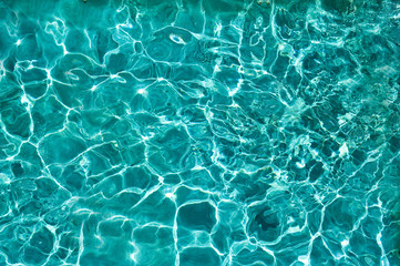 Water in pool - obrazy, fototapety, plakaty