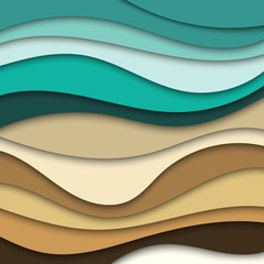 Colorful abstract waves texture background for text and message website design. Interior wall decoration.
