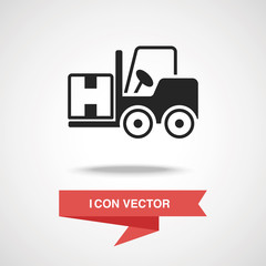 logistics truck icon