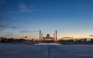 Twilight on mosque