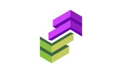 abstract geometric logo design