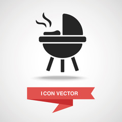 BBQ oven icon