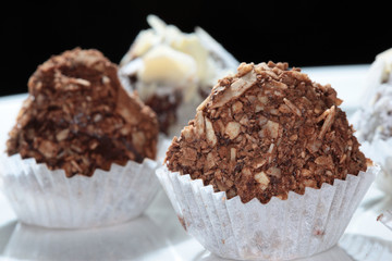 chocolate cake with nuts