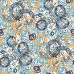 Circle pattern. Repeating dos round abstract background for wall paper. Flat minimalistic design.