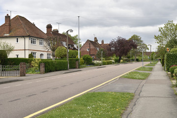 イギリスの田園都市：レッチワースの街並み