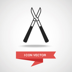Gardening shears icon