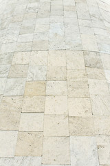 facing slabs of stone