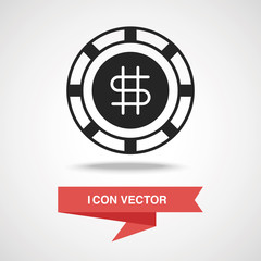 Obraz premium casino money icon