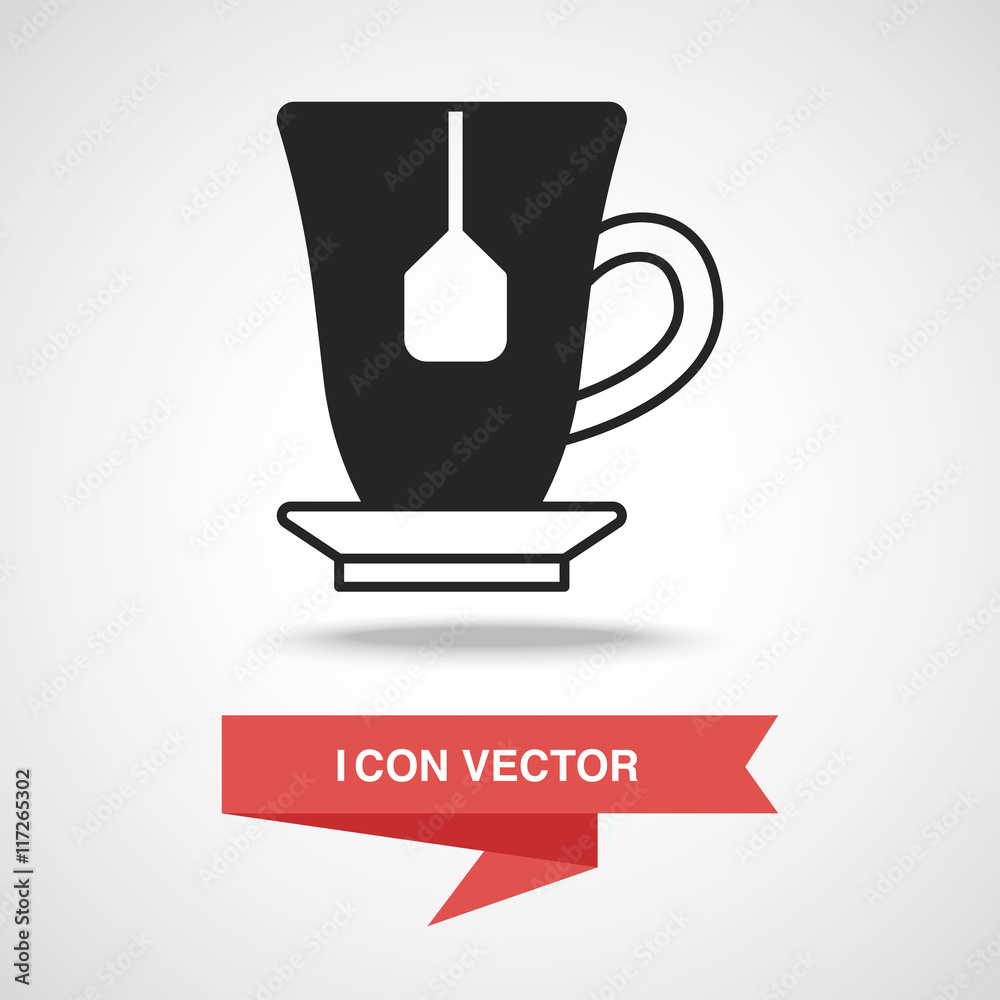 Canvas Prints hot tea icon