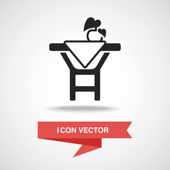 Fototapeta premium desk table icon