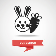 pet rabbit icon