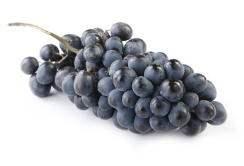 black grapes isolated