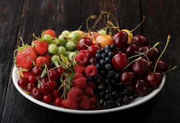  berries background