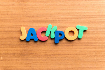 jackpot colorful word