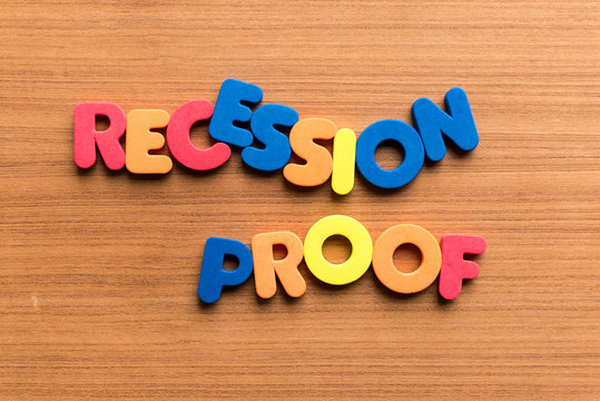 Recession Proof Colorful Word