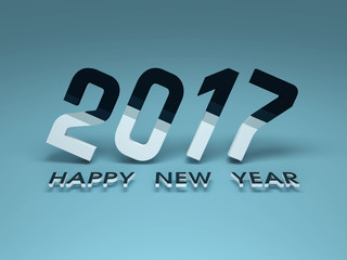 New Year 3D Rendering Image

