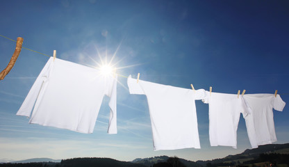 clothes-line laundry