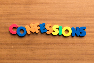confessions colorful word