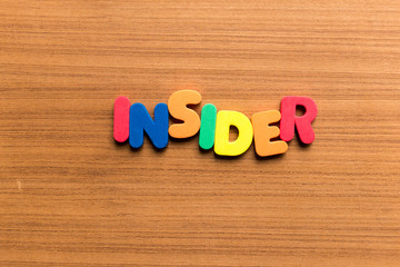 insider colorful word