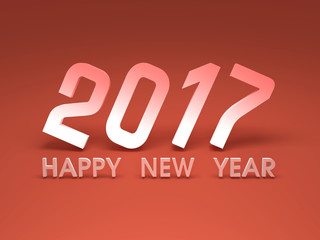 New Year 3D Rendering Image

