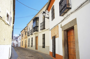 Fototapeta na wymiar street of Zafra, extremadura region, Spain