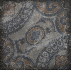 tile pattern on a stone