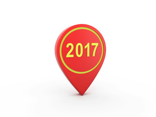 New Year 3D Rendering Image

