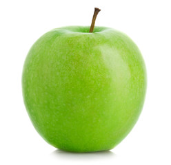 Green apple isolated on white background