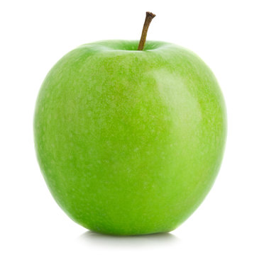 Green Apple Isolated On White Background