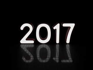 New Year 3D Rendering Image

