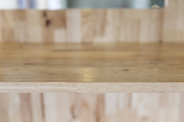 wooden table for display your product