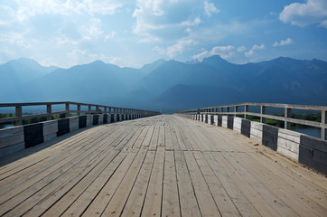 Bridge over River Barguzin