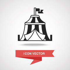 circus tent icon