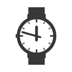 watch time classic traditiopnal wrist icon. Isolated and flat illustration. Vector graphic