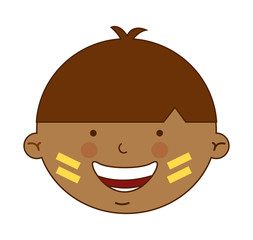 indian boy character icon