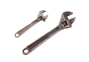 Old rusty wrench
