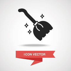 Magic broom icon