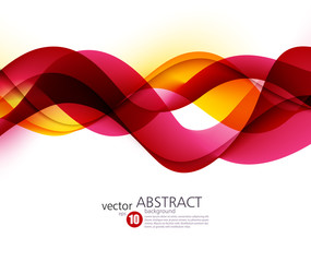 Colorful vector lines. Abstract background