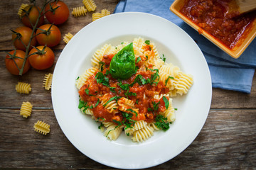 Italian pasta food