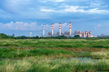 Fototapeta na wymiar Thermal power plant.