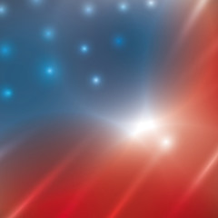 United states usa flag, america vector illustration