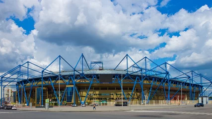 Raamstickers Stadion Stadion &quot Metalist&quot , het doel van Euro 2012-spellen in Kharkiv, Verenigd Koninkrijk