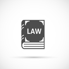 Law book icon