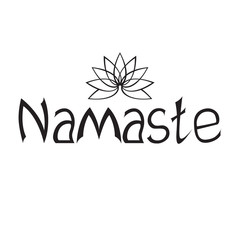 Namaste Indian and Nepalese greeting and farewell.