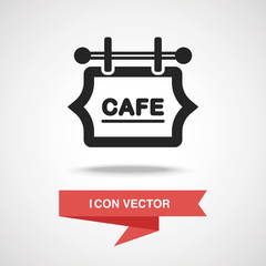 coffee shop sign icon