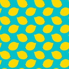 Fototapeta na wymiar Lemon seamless pattern