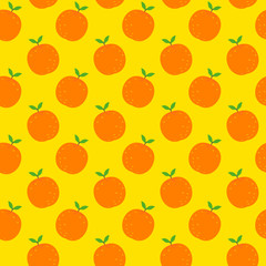Orange seamless pattern